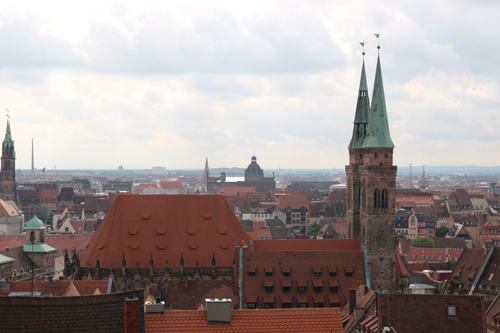 Blick auf Nürnberg